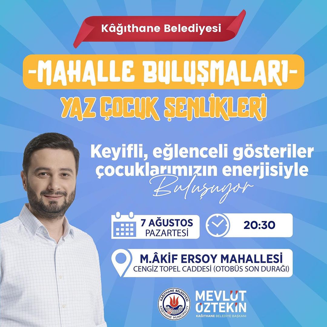 Kağıthane Belediyesi - Mahalle Buluşmaları