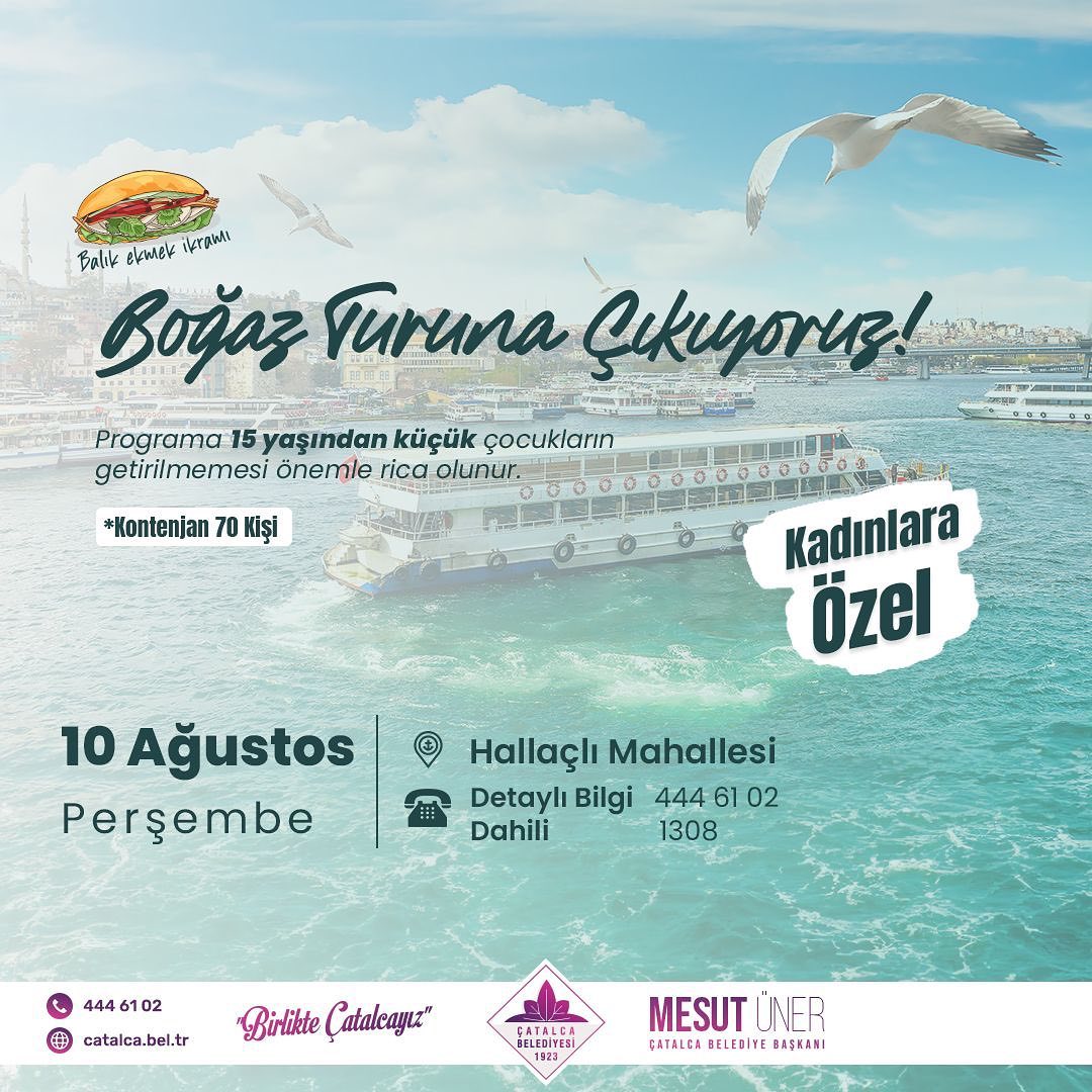 Çatalca Belediyesi - Boğaz Turu