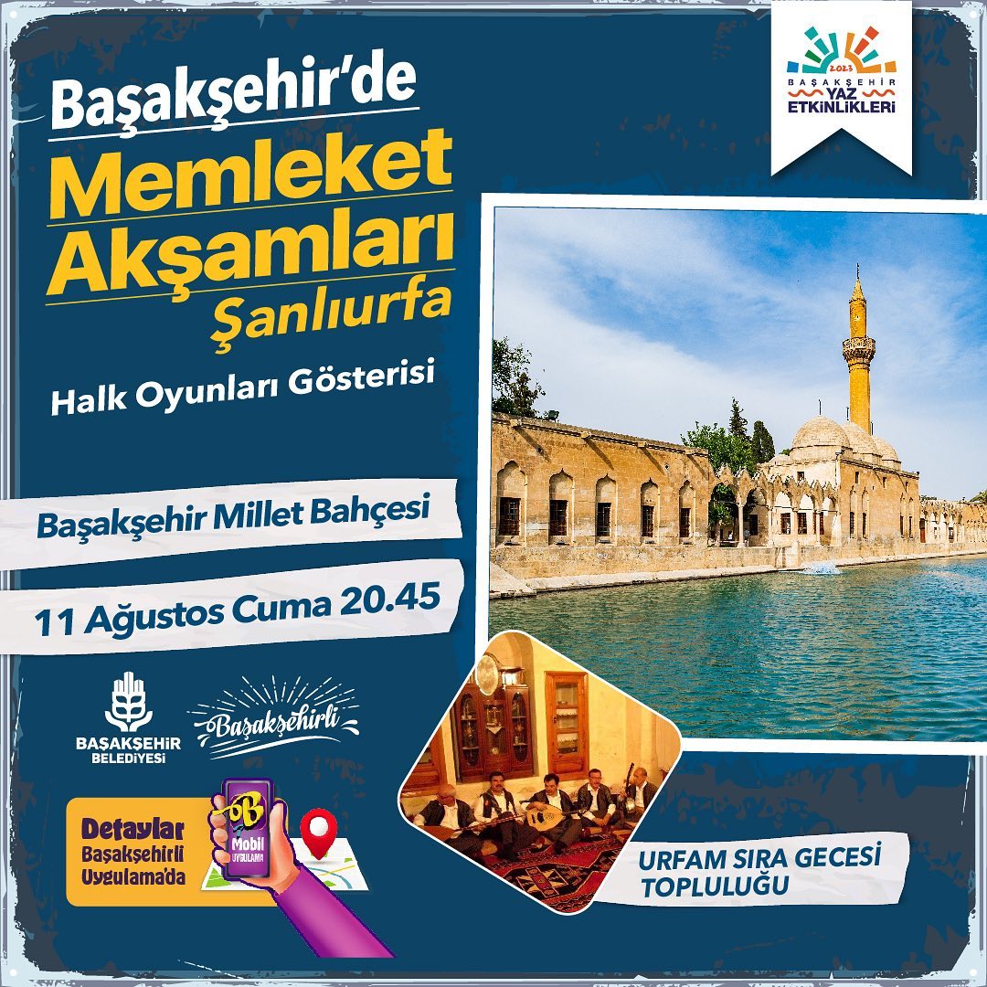 Başakşehir Belediyesi - Memleket Akşamları Şanlıurfa