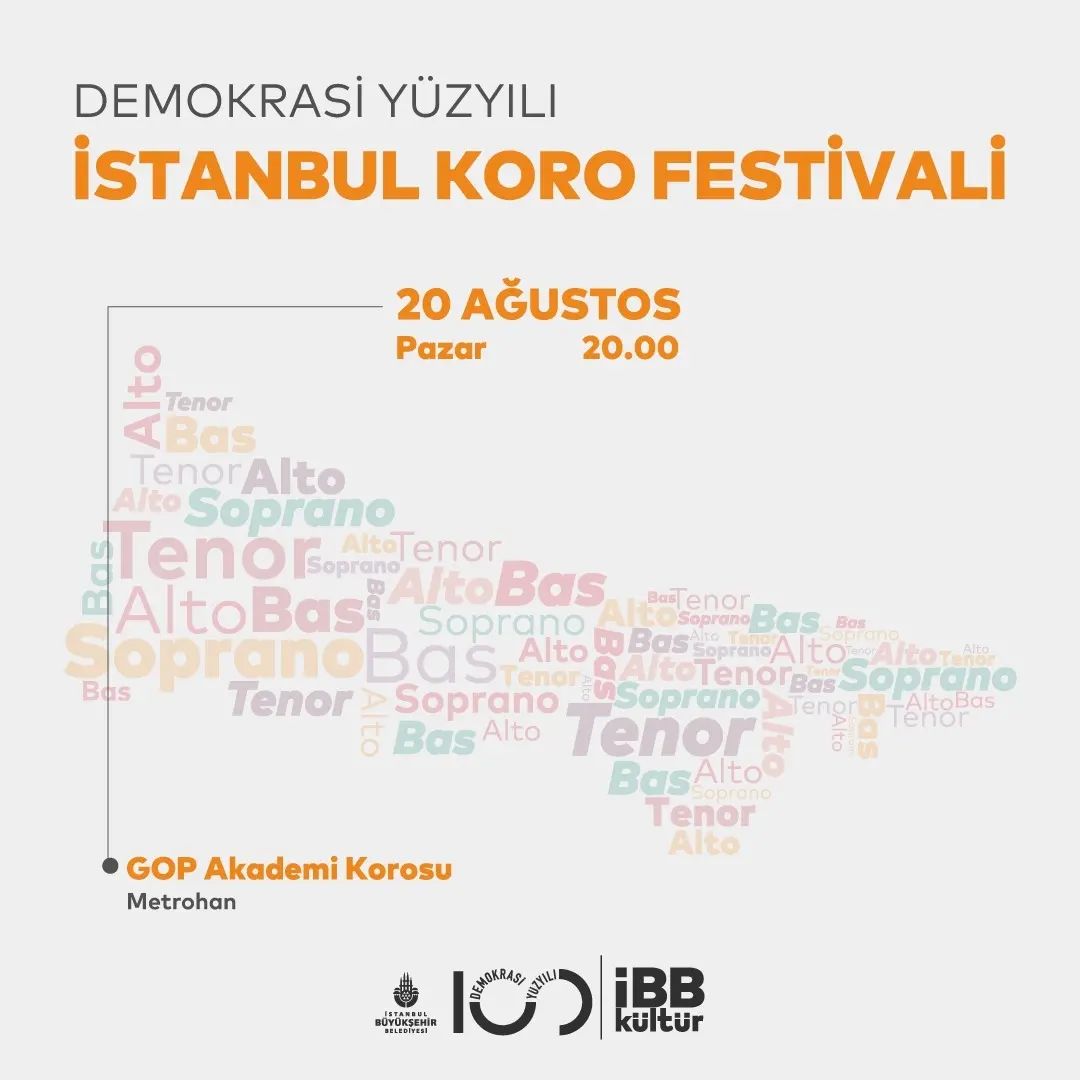 İBB Kültür - Metrohan - GOP Akademi Korosu