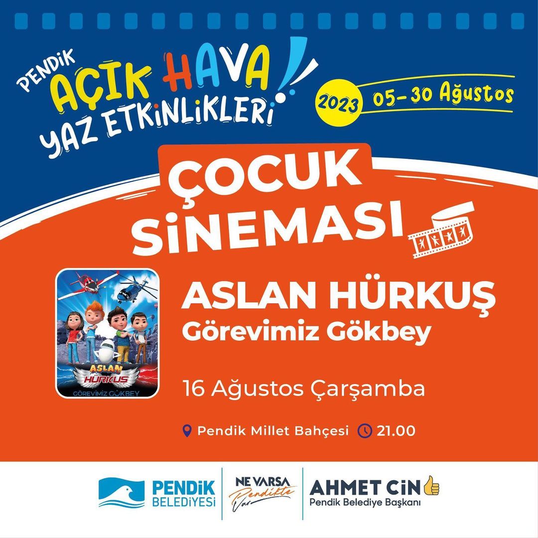 Pendik - Açık Hava Yaz etkinlikleri / ASLAN HÜRKUŞ Görevimiz Gökbey