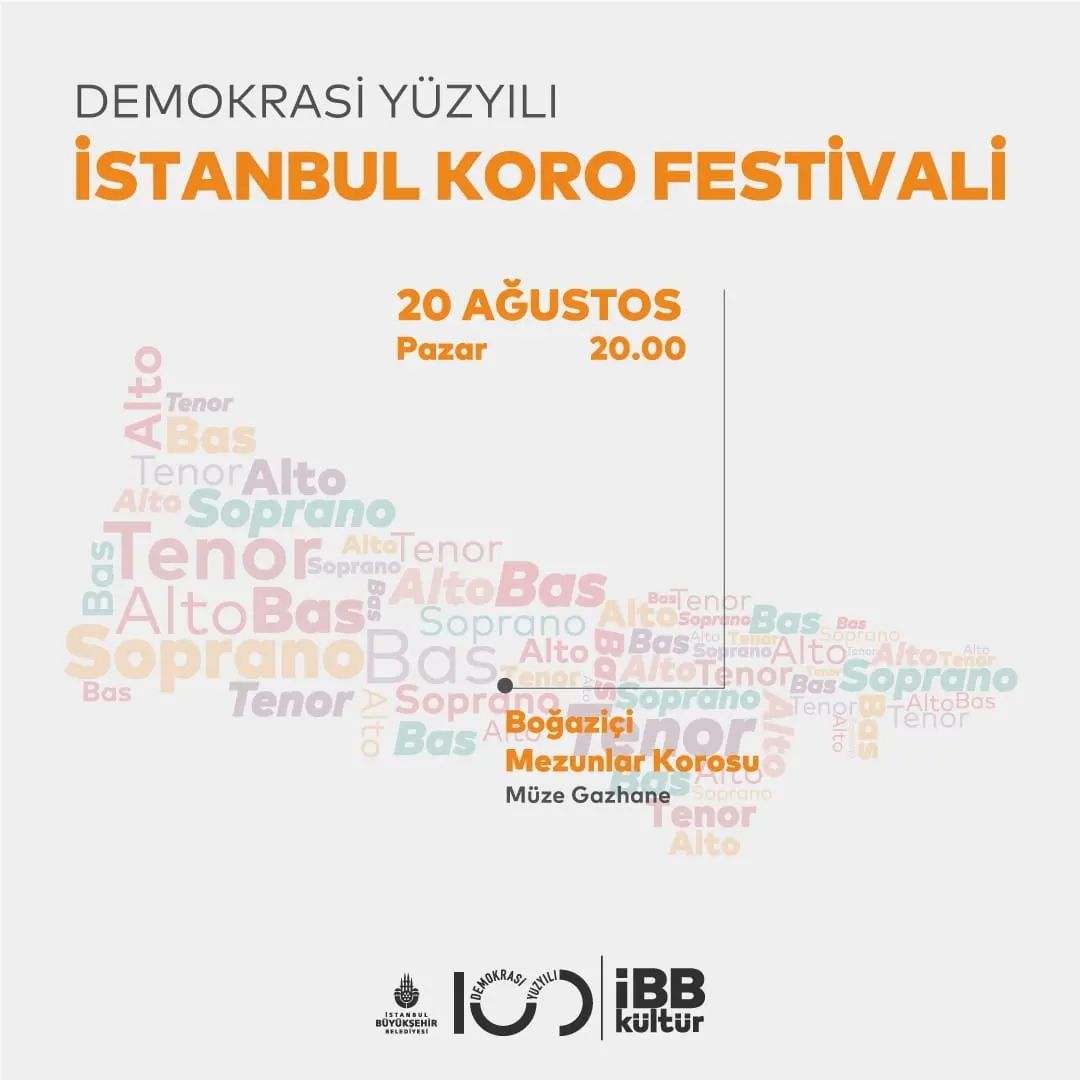 İBB Kültür - Müze Gazhane - Boğaziçi Mezunlar Korosu 