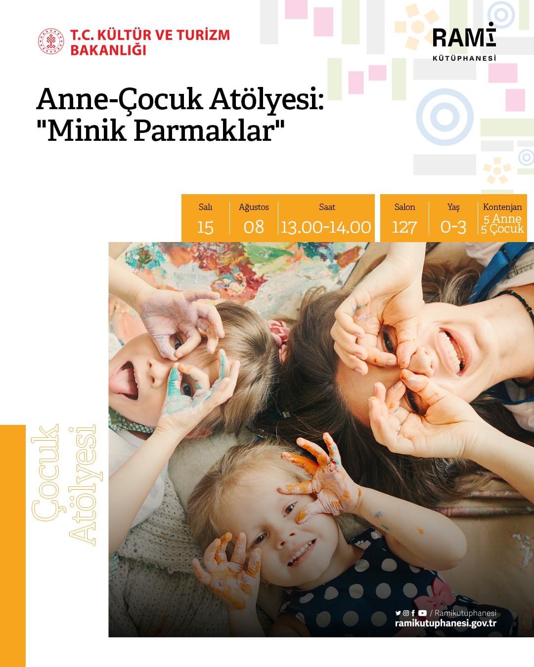 Anne-Çocuk Atölyesi: "Minik Parmaklar"