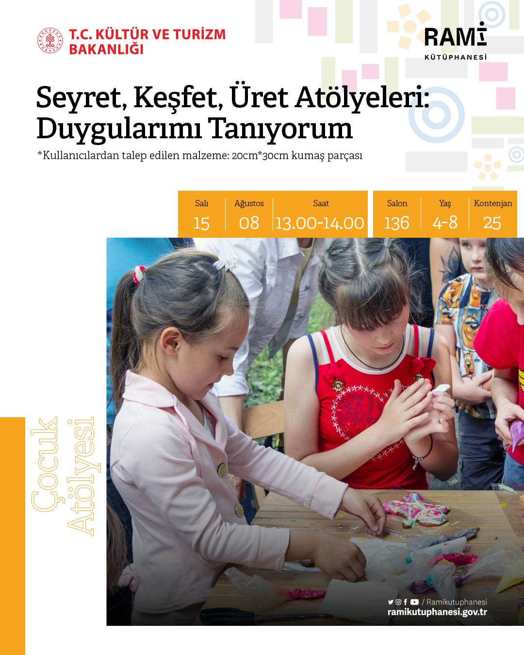 Seyret, Keşfet, Üret Atölyeleri: Duygularımı Tanıyorum