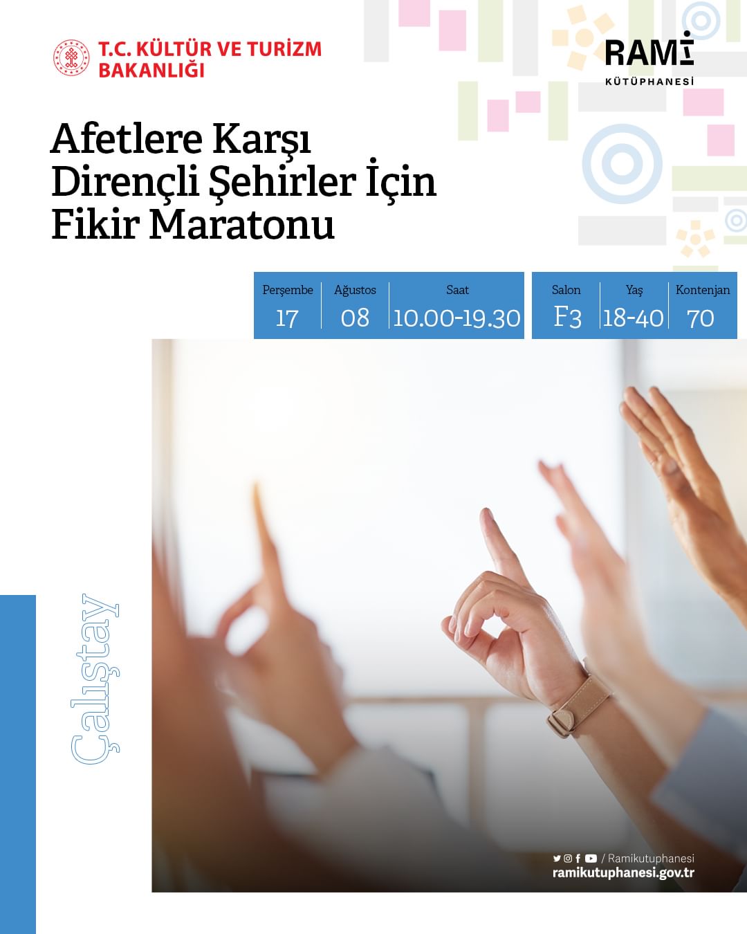 Afetlere Karşı Dirençli Şehirler İçin Fikir Maratonu