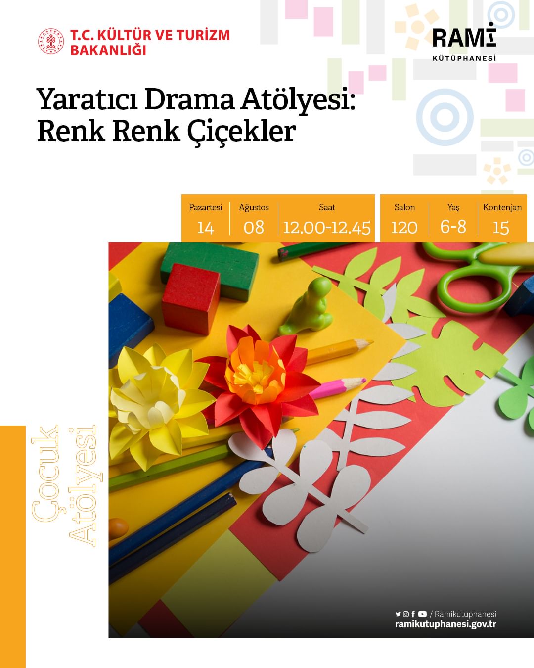 Yaratıcı Drama Atölyesi: Renk Renk Çiçekler