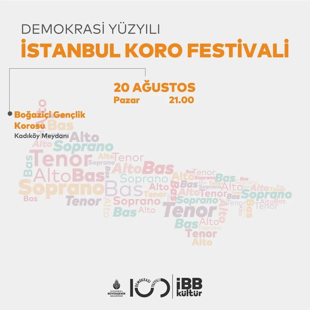 İBB Kültür - Kadıköy Meydanı - Boğaziçi Gençlik Korosu