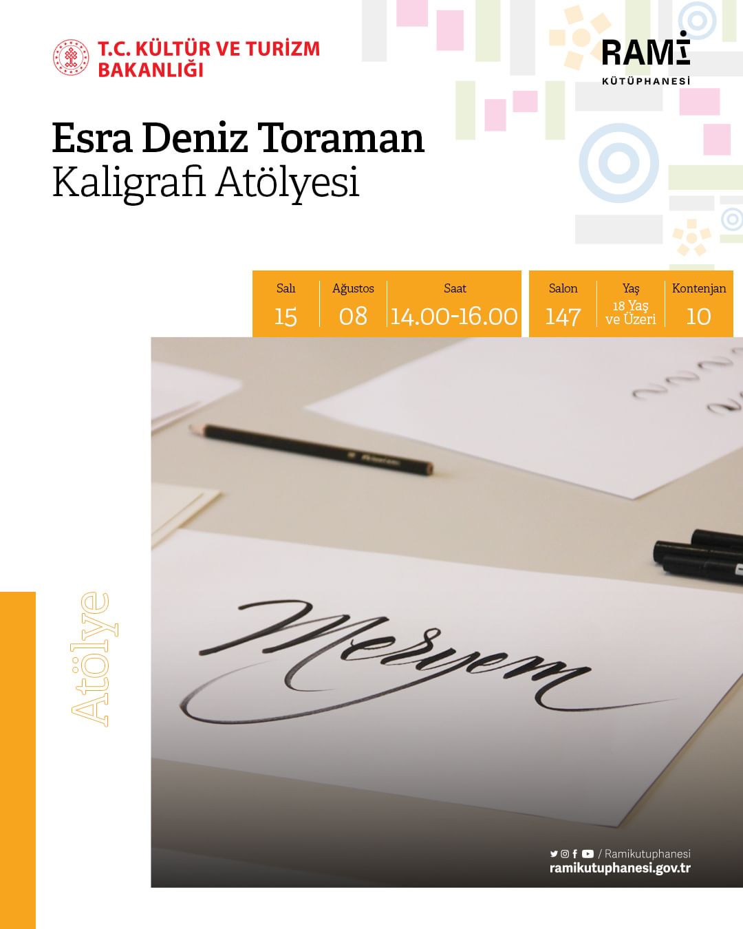 Esra Deniz Toraman / Kaligrafi Atölyesi