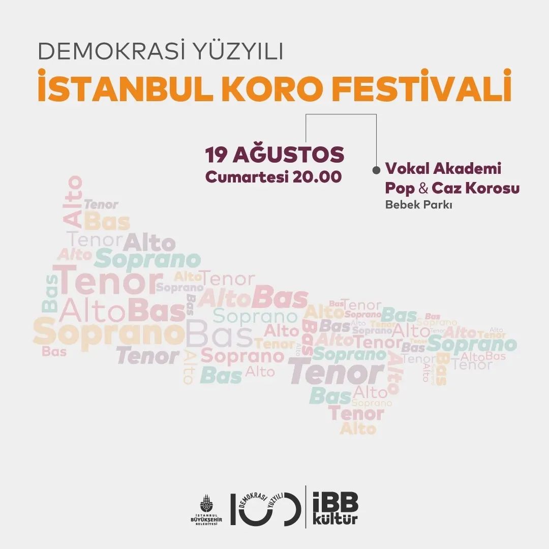 İBB Kültür - Bebek Parkı - Vokal Akademi Caz ve Pop Korosu