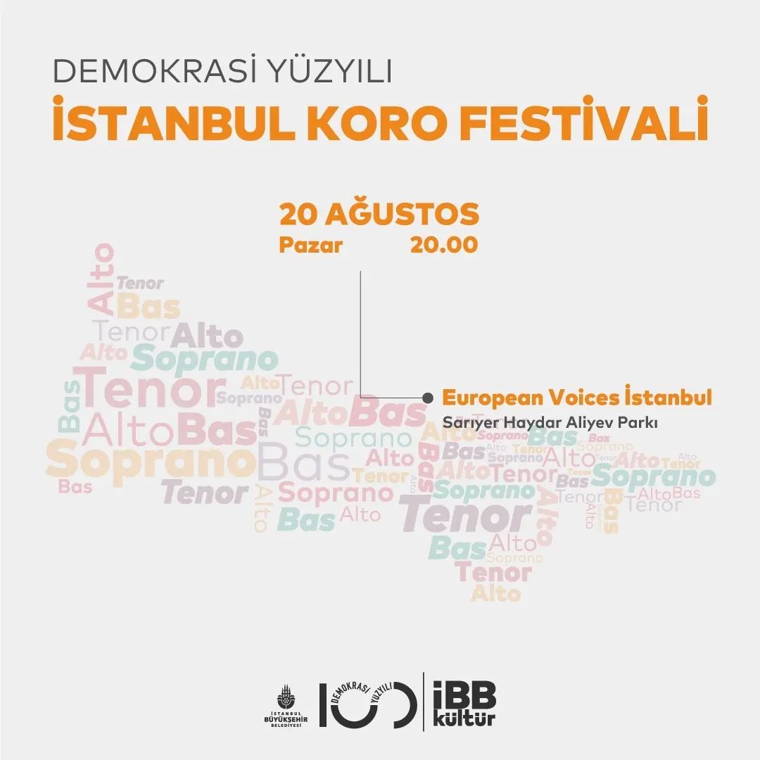 İBB Kültür - Sarıyer Haydar Aliyev Parkı - European Voices İstanbul