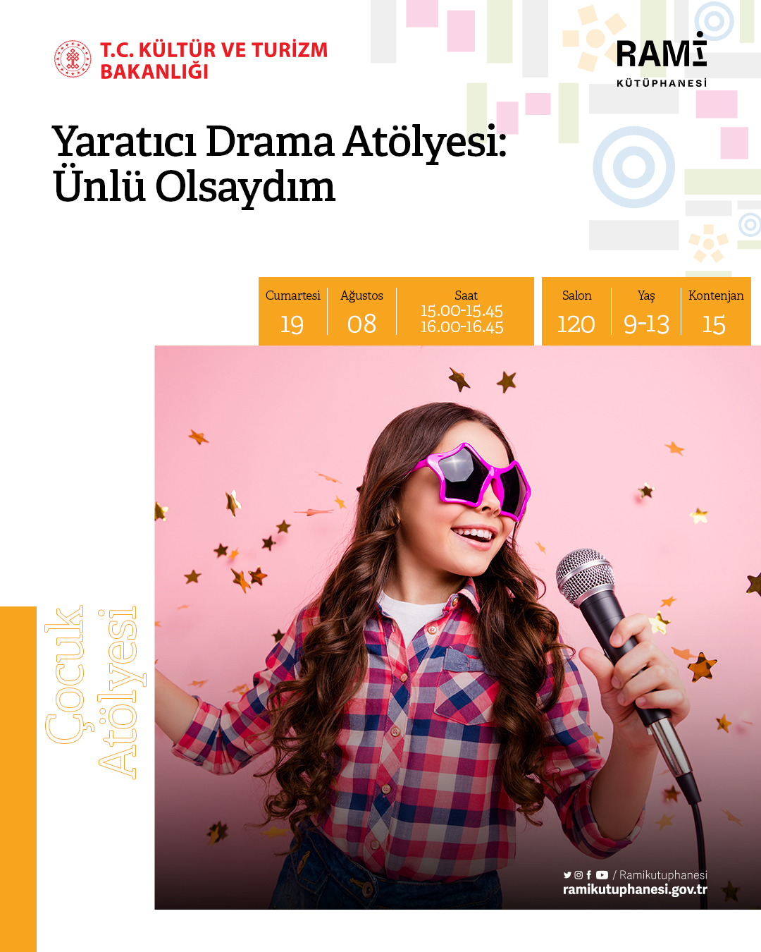 Yaratıcı Drama Atölyesi: Ünlü Olsaydım
