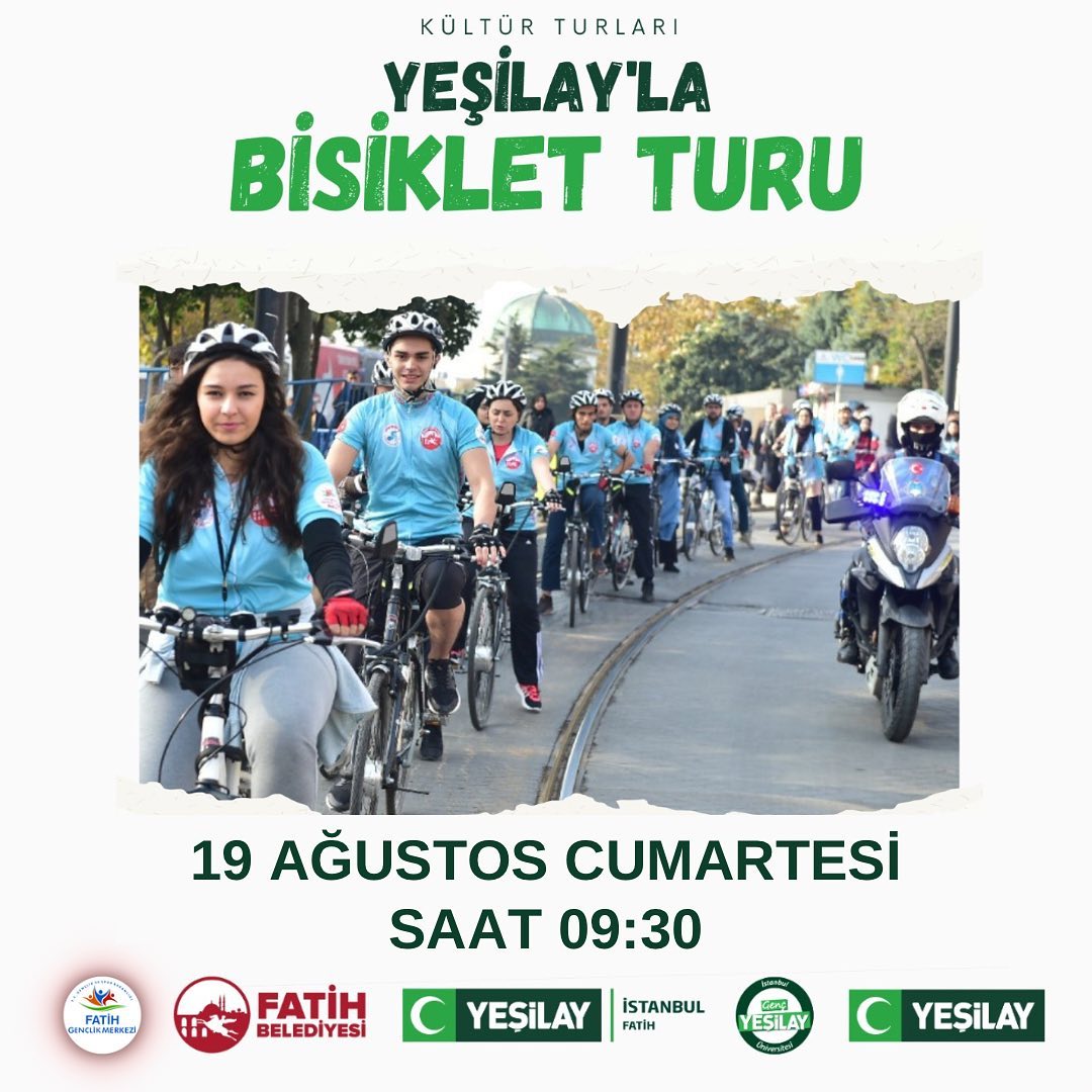 Fatih Belediyesi - Fatih Gençlik Merkezi - Yeşilayla Bisiklet Turu