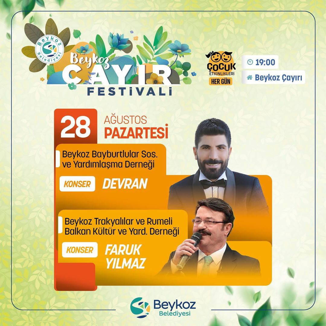 Beykoz Belediyesi - Çayır Festivali Devran ve Faruk Yılmaz