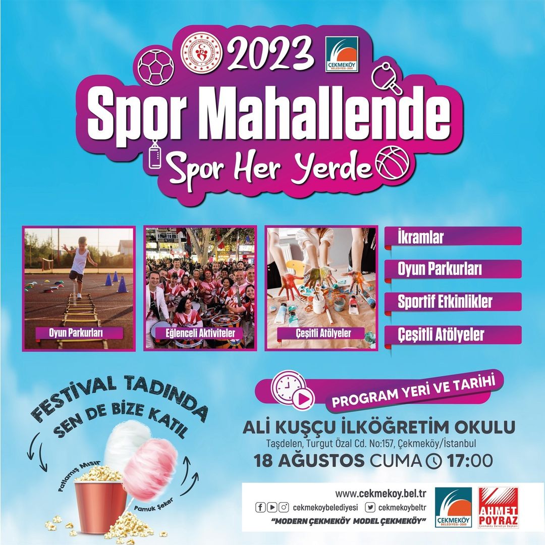 Çekmeköy Belediyesi - Spor Mahallende Spor Her Yerde