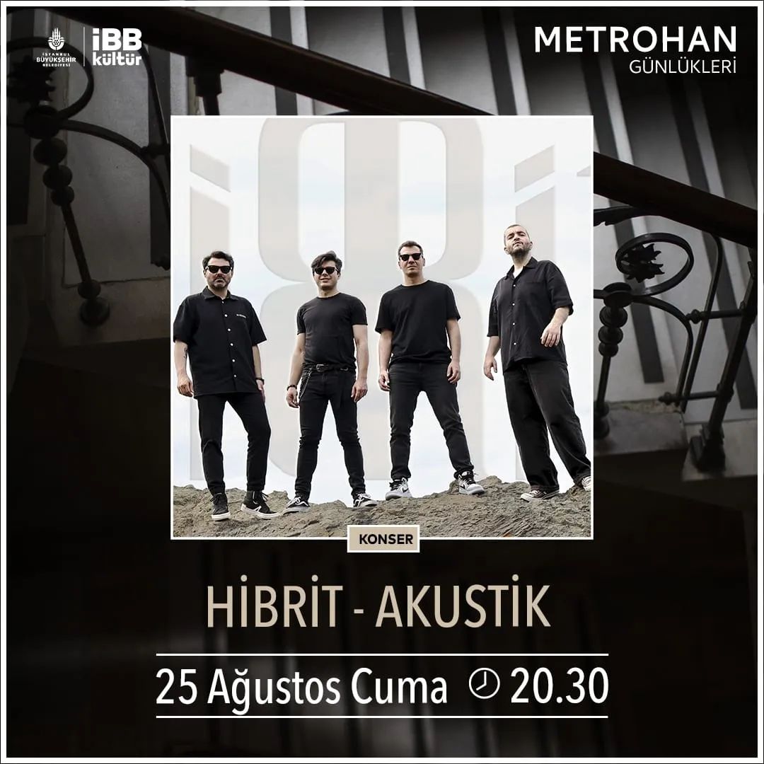 İBB Kültür - Metrohan Beyoğlu Tünel Meydanı - Hibrit (Akustik) Konser