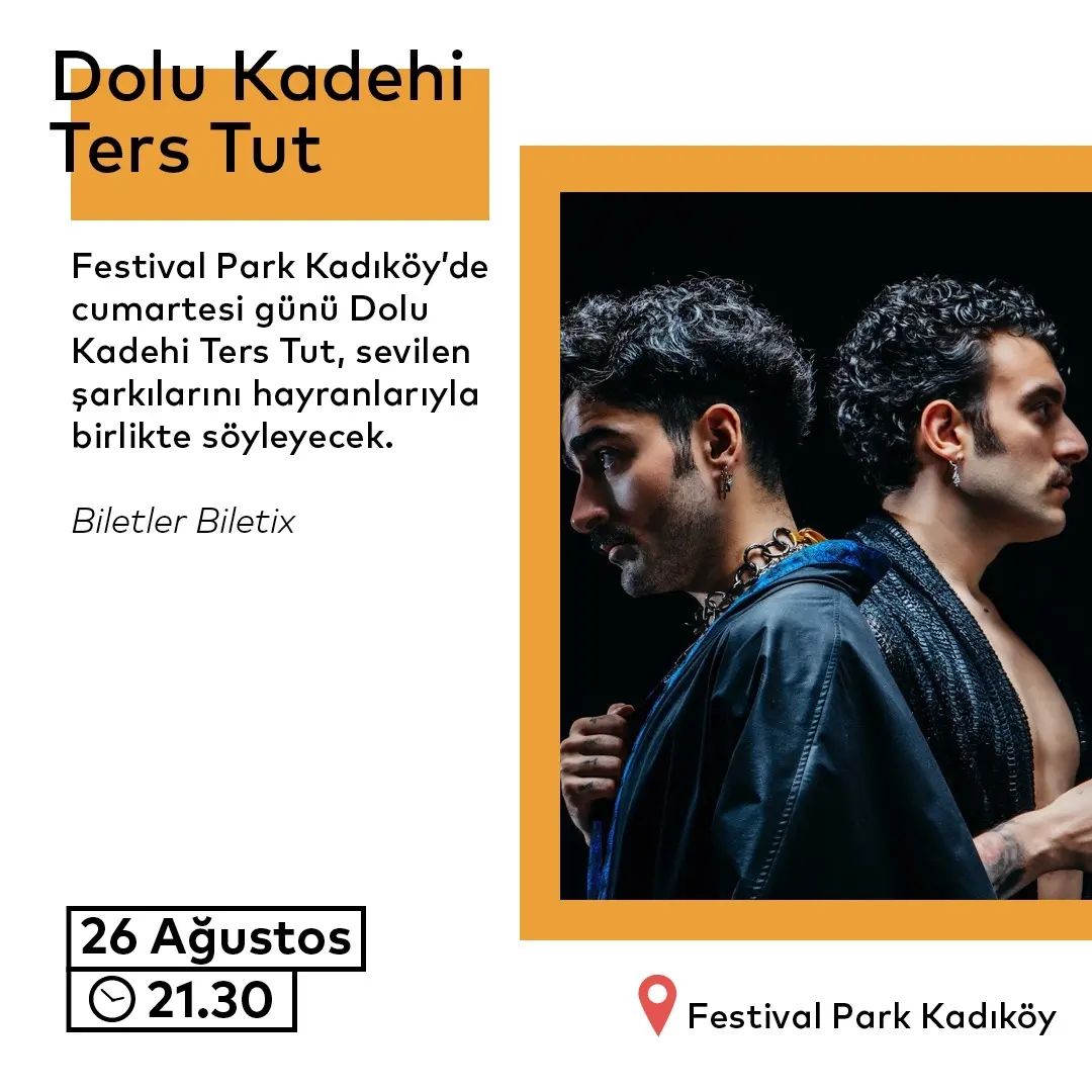 İBB Kültür - Festival Park Kadıköy - Dolu Kadehi Ters Tut Konseri