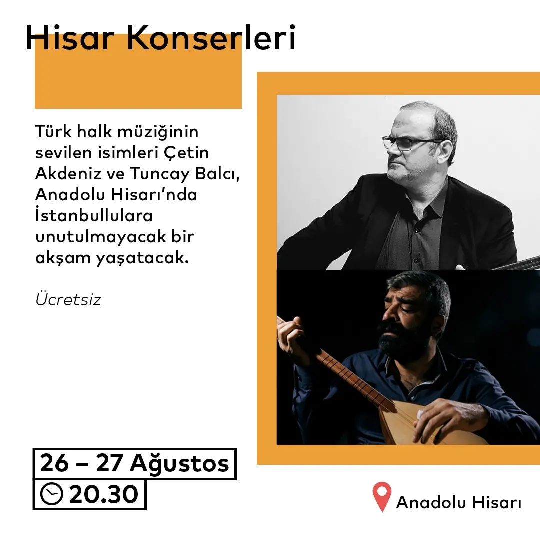 İBB Kültür - Anadolu Hisarı - Hisar Konserleri 