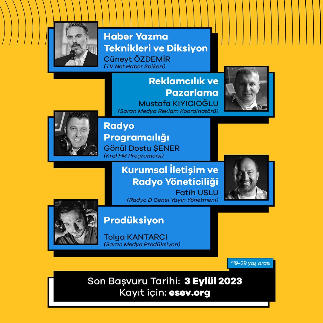 Esenler Belediyesi - "Esenler Radyo Akademi"de yeni dönem kayıtları