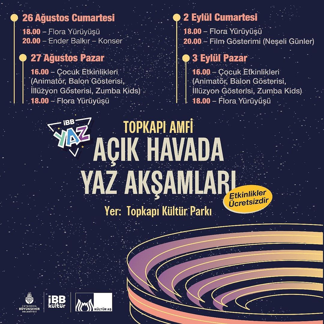 İBB Kültür - Açık Havada Yaz Akşamları