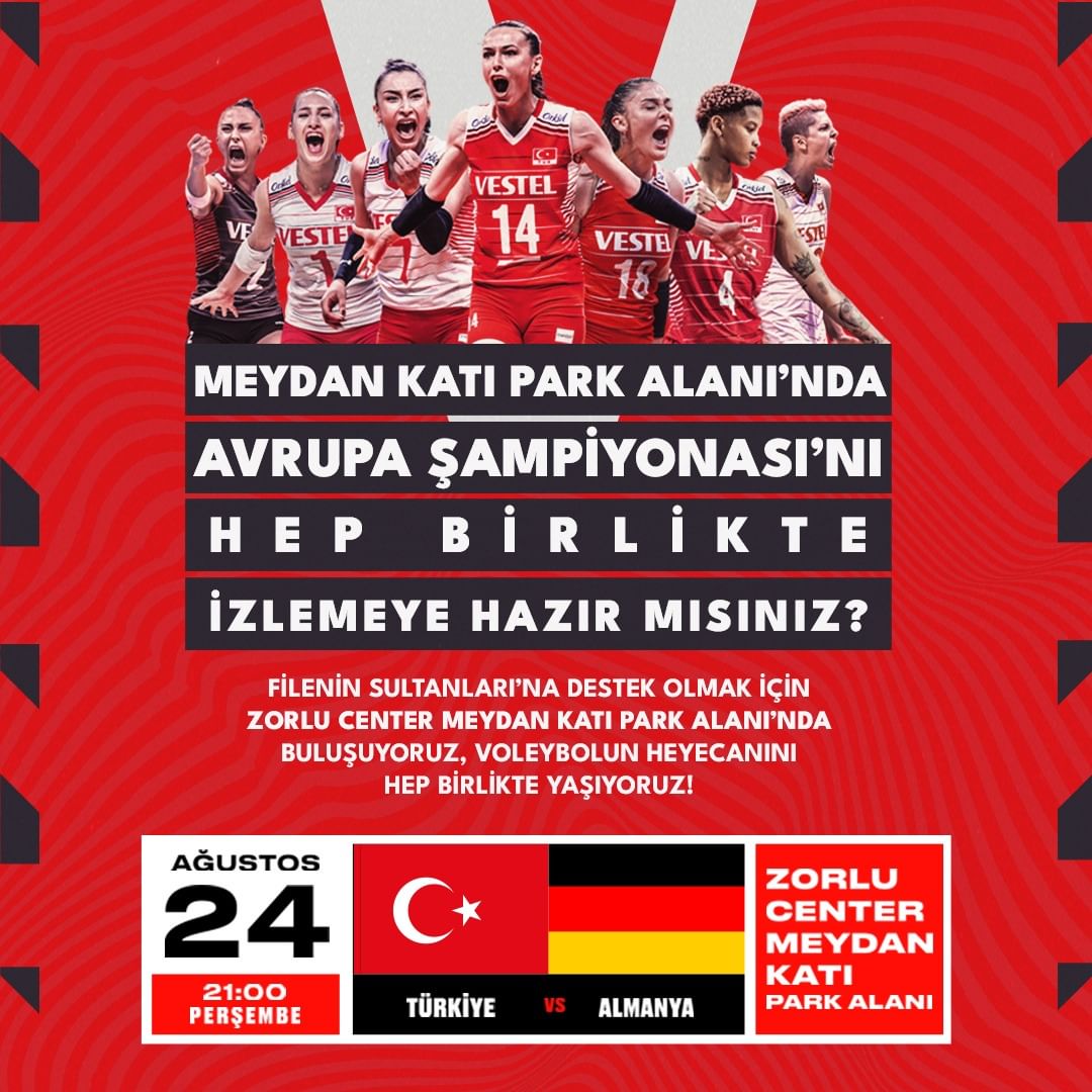 Zorlu Center - Avrupa Şampiyonası İzletisi