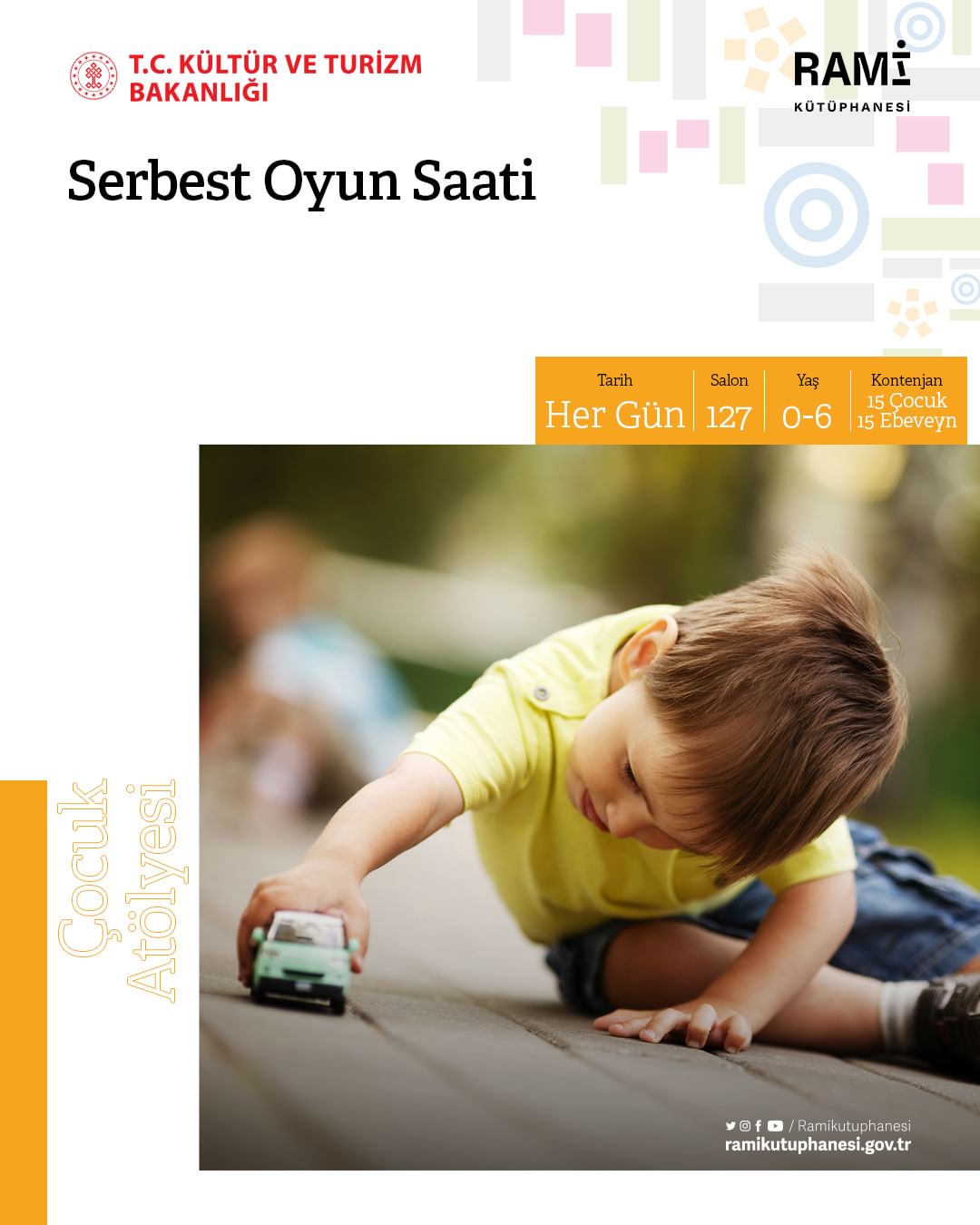 Rami Kütüphanesi - Serbest Oyun Saati