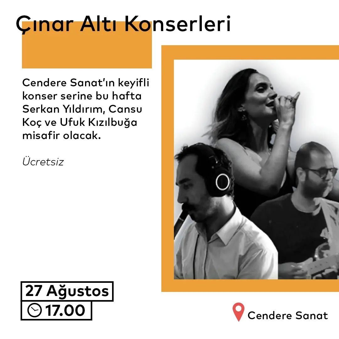 İBB Kültür - Cendere Sanat - Çınar Altı Konserleri