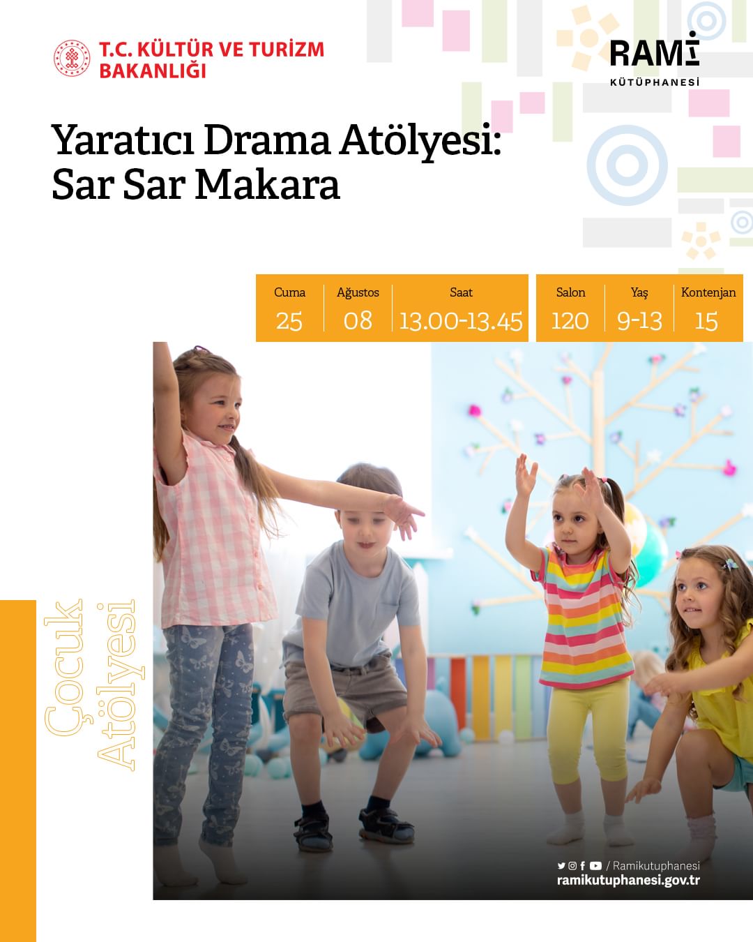 Yaratıcı Drama Atölyesi: Sar Sar Makara