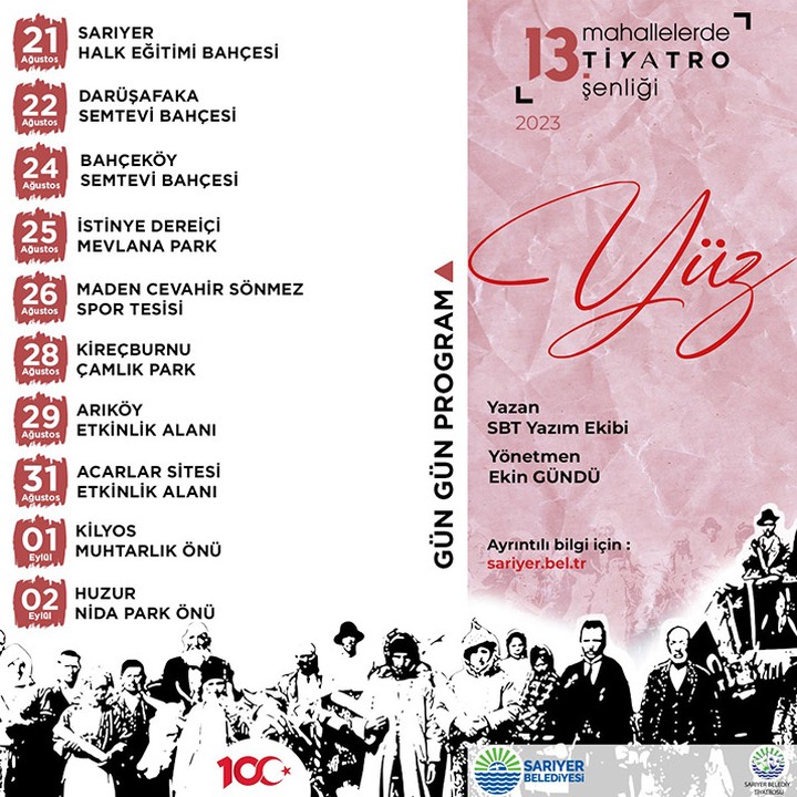 Sarıyer Belediyesi - 13. Mahallelerde Tiyatro Şenliği