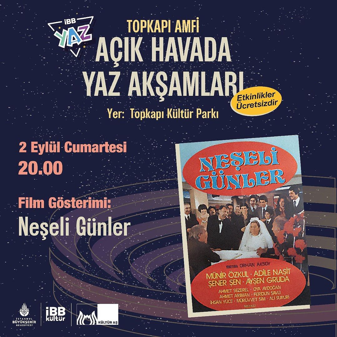 İBB Kültür - Neşeli Günler Film Gösterimi