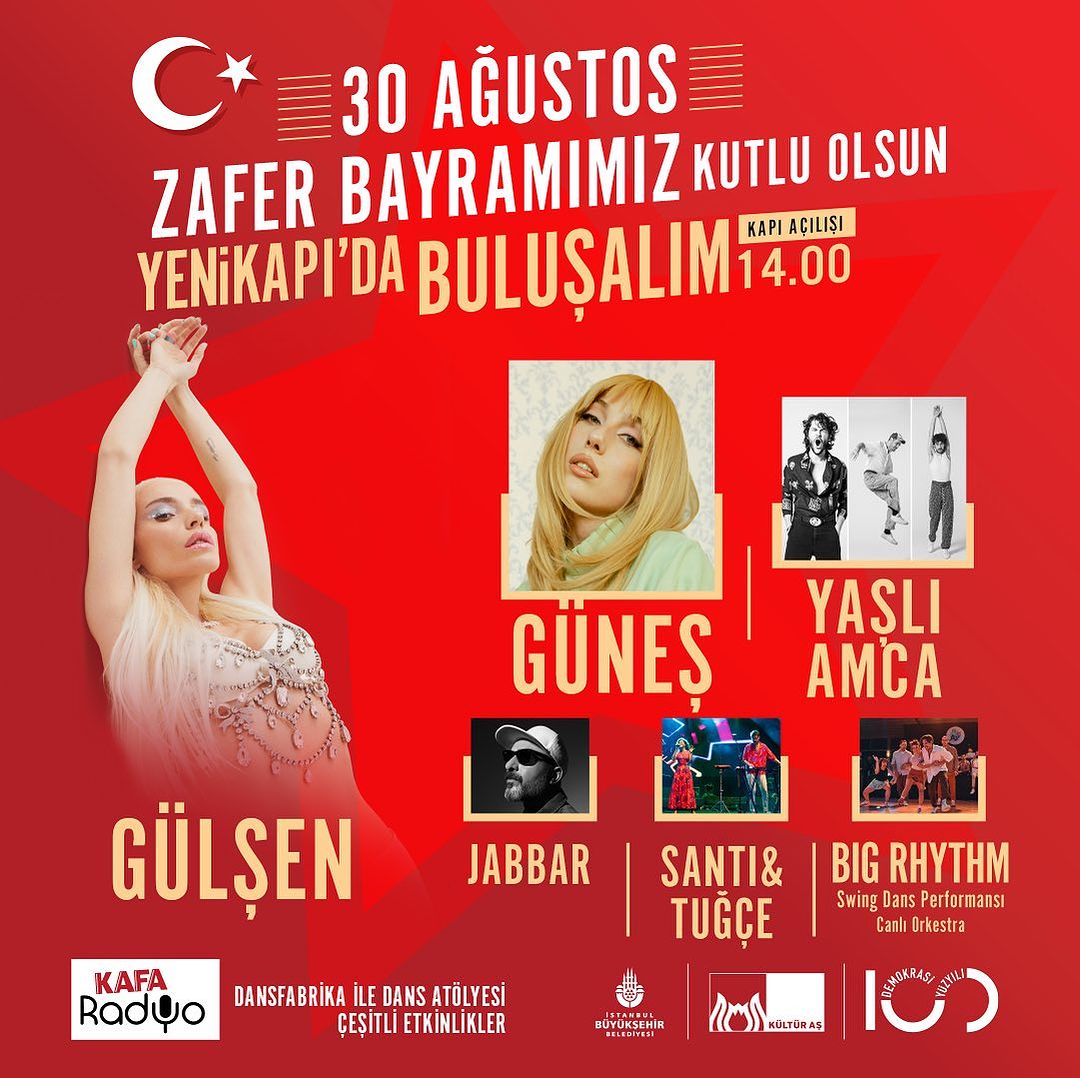 İBB Kültür - 30 Ağustos Zafer Bayramı Kutlamaları