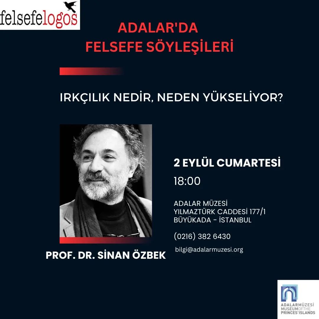 Adalar Belediyesi - Felsefe Söyleşileri Irkçılık Nedir ve Neden Yükseliyor