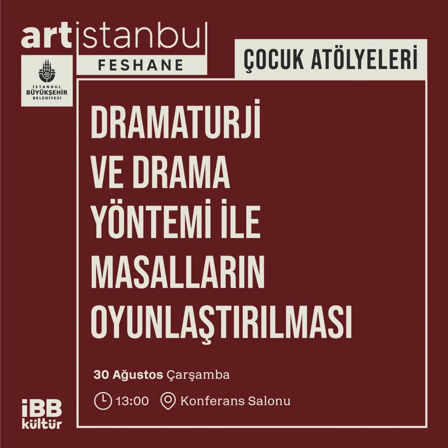 İBB Kültür - Çocuk Atölyeleri