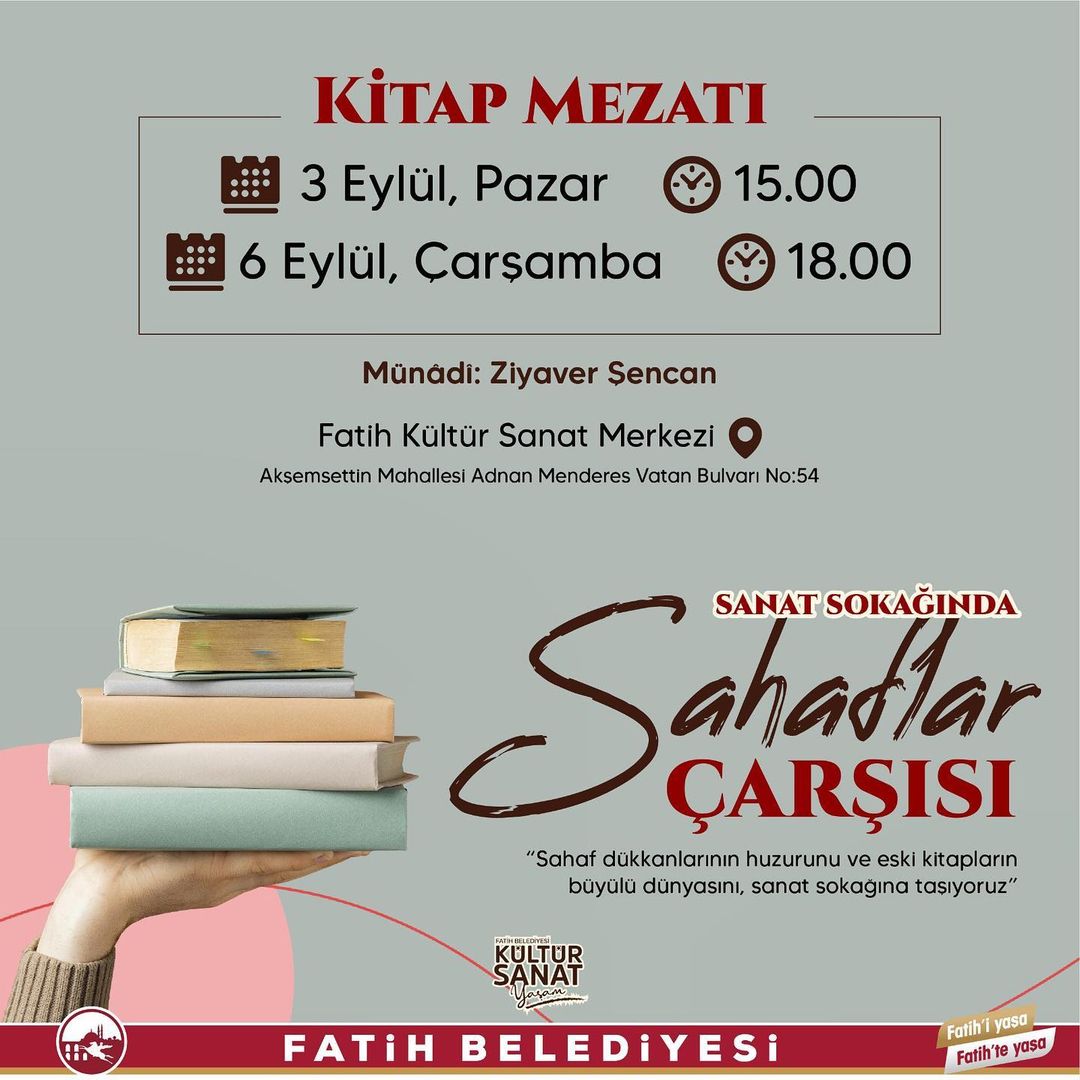 Fatih Belediyesi - Kitap Mezatı 