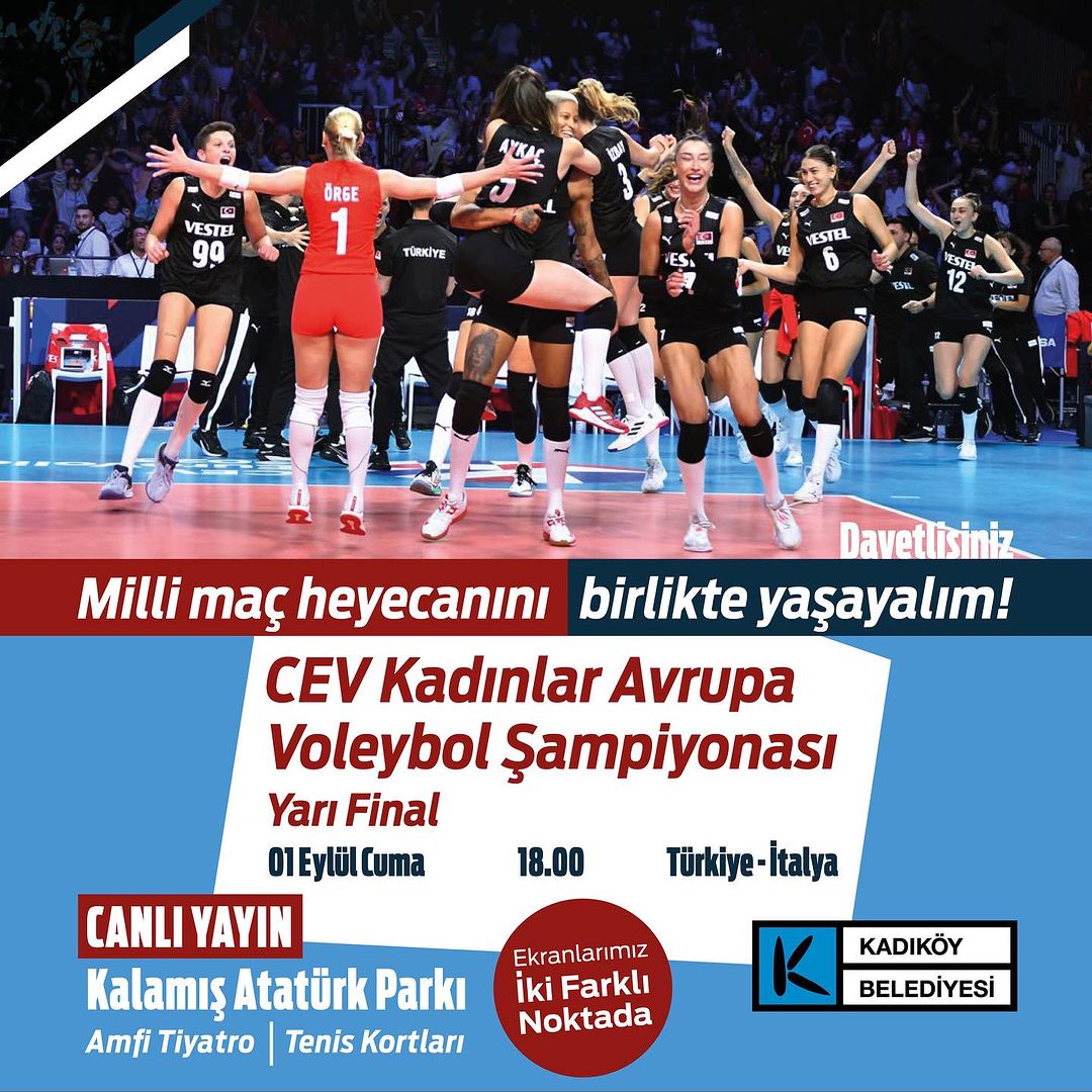 Kadıköy Belediyesi - CEV Kadinlar Avrupa Voleybol Şampiyonası 