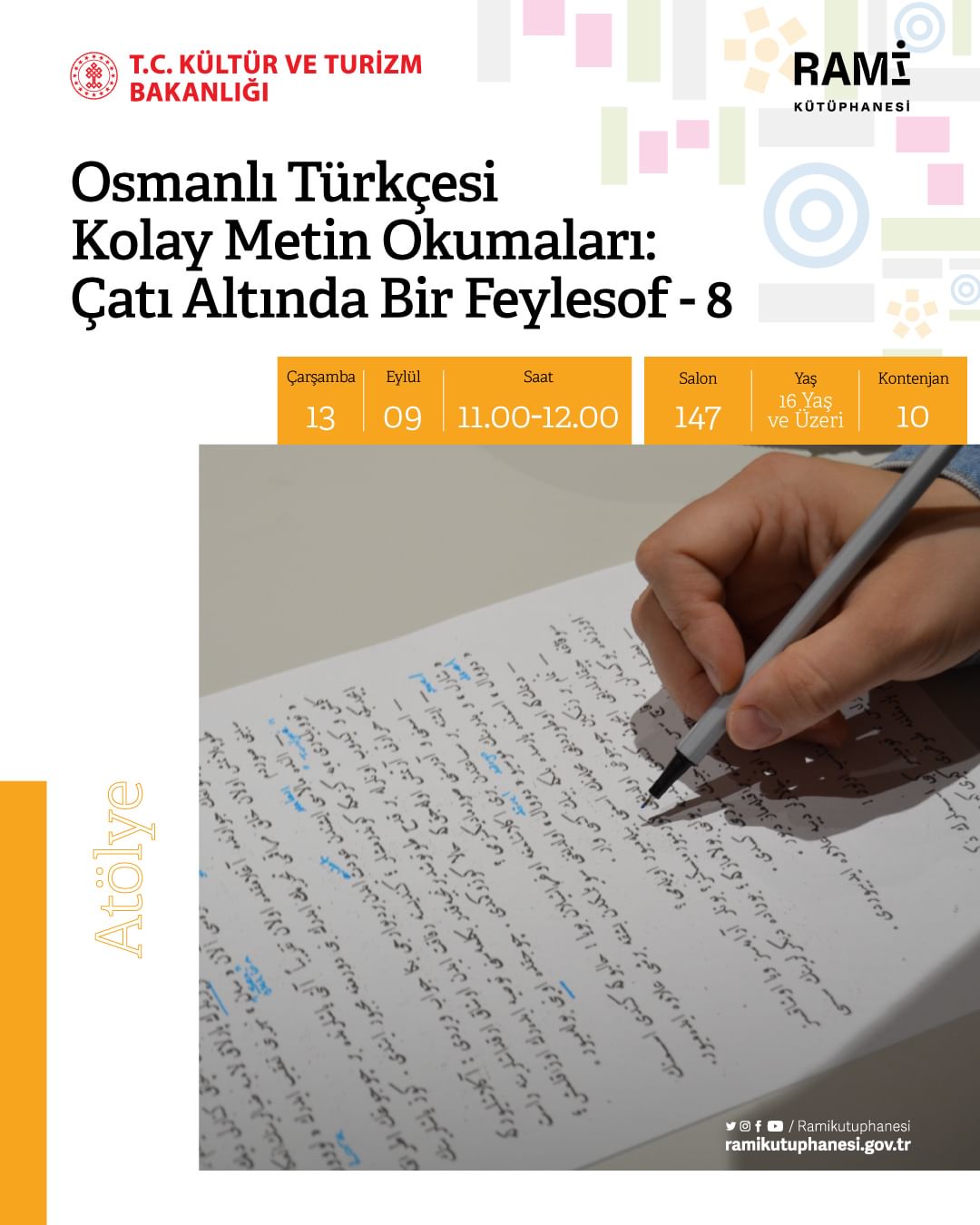 Rami Kütüphanesi - Osmanlı Türkçesi Kolay Metin Okumaları: Çatı Altında Bir Feylesof - 8