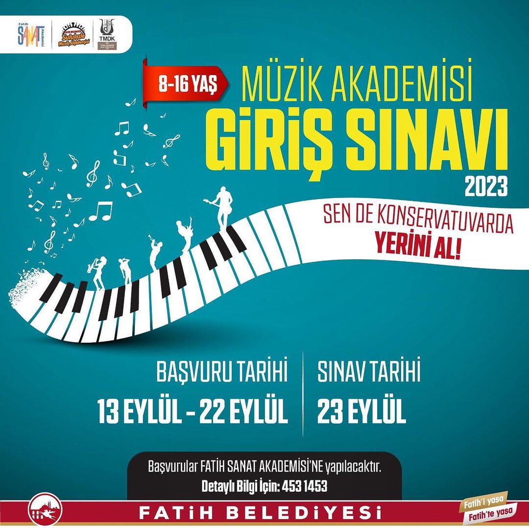 Fatih Belediyesi - Müzik Akademisi Giriş Sınavı