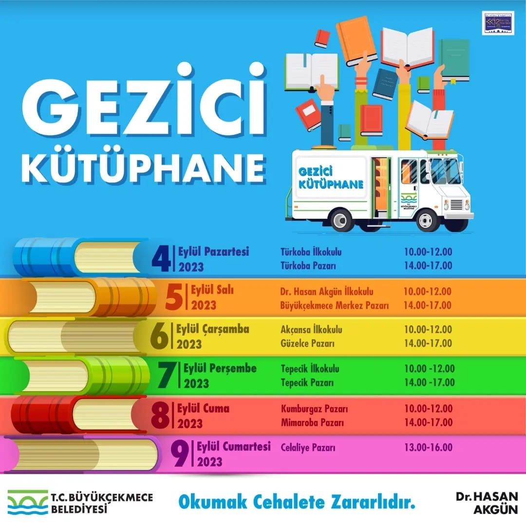 Büyükçekmece Belediyesi - Gezici Kütüphane Tanıtım Günleri