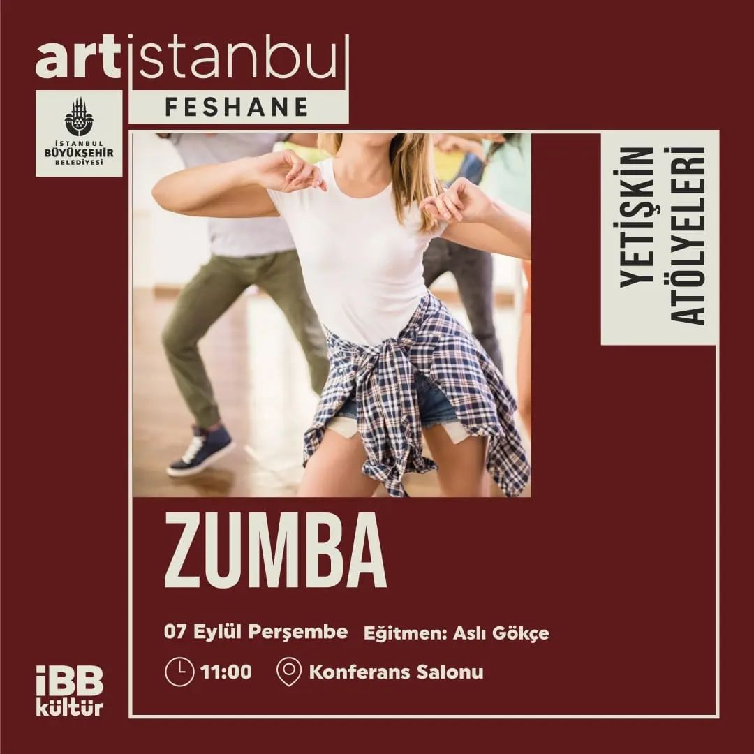 Art İstanbul Feshane - Yetişkin Atölyeleri Zumba