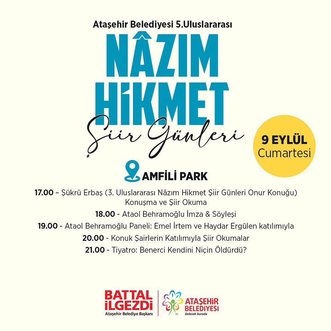 Ataşehir Belediyesi - Uluslararası Nâzım Hikmet Şiir Günleri