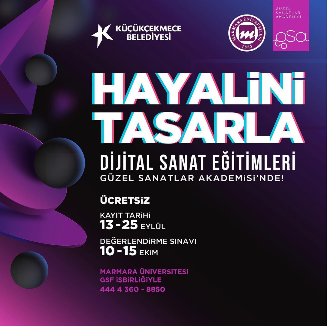 Küçükçekmece Belediyesi - Dijital Sanat Eğitimleri