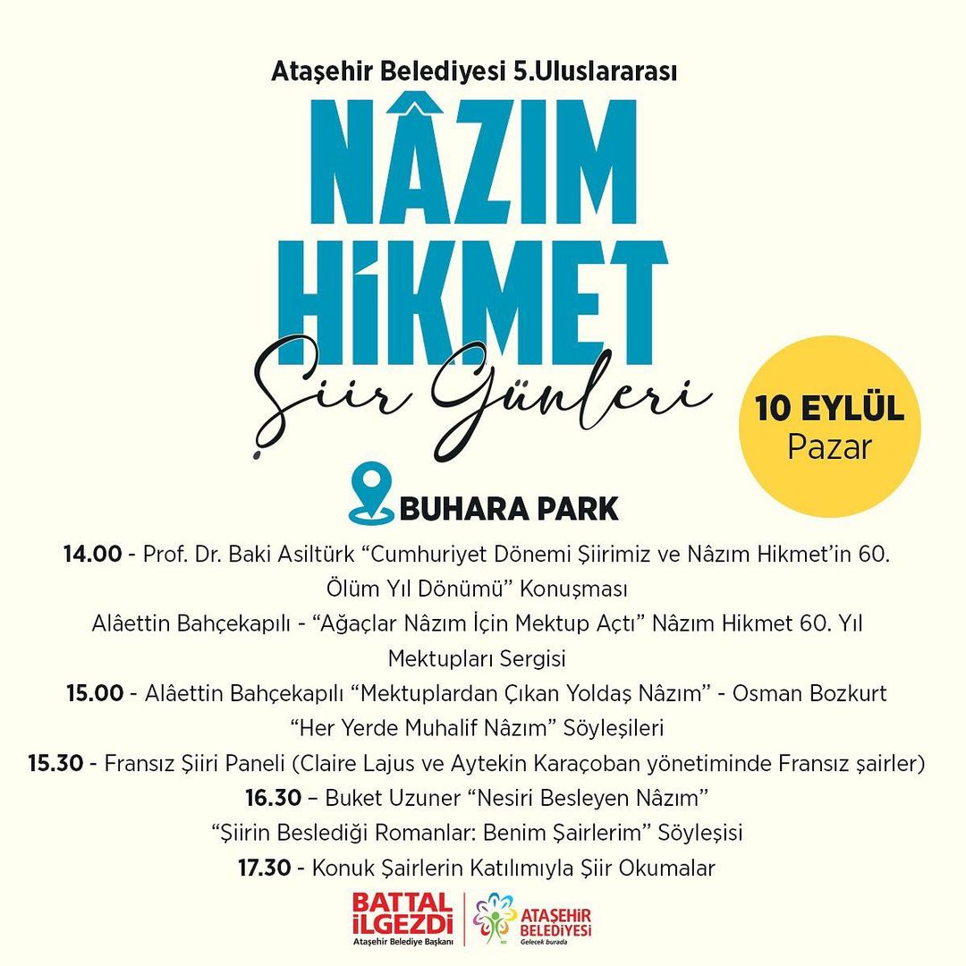 Ataşehir Belediyesi - Uluslararası Nâzım Hikmet Şiir Günleri