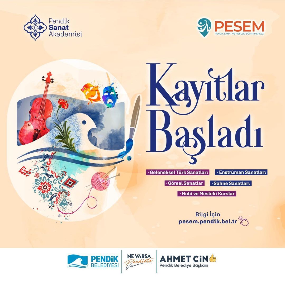  Pendik Kültür Sanat - Birbirinden Güzel Kayıtlar Başladı!
