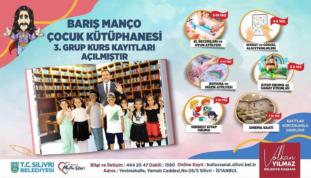Silivri Belediyesi - Barış Manço Çocuk Kütüphanesi
