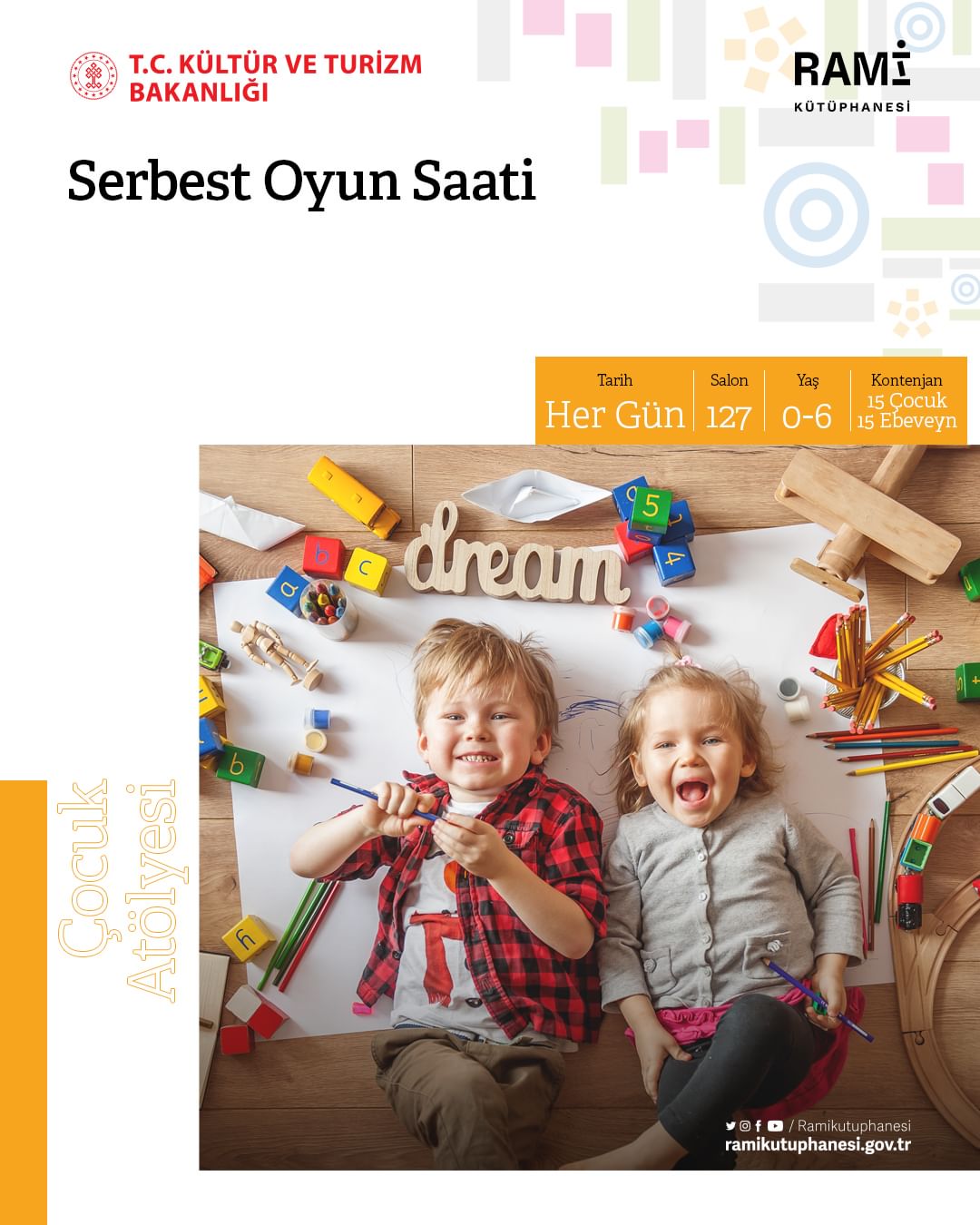 RAMİ KÜTÜPHANESİ -Serbest Oyun Saati