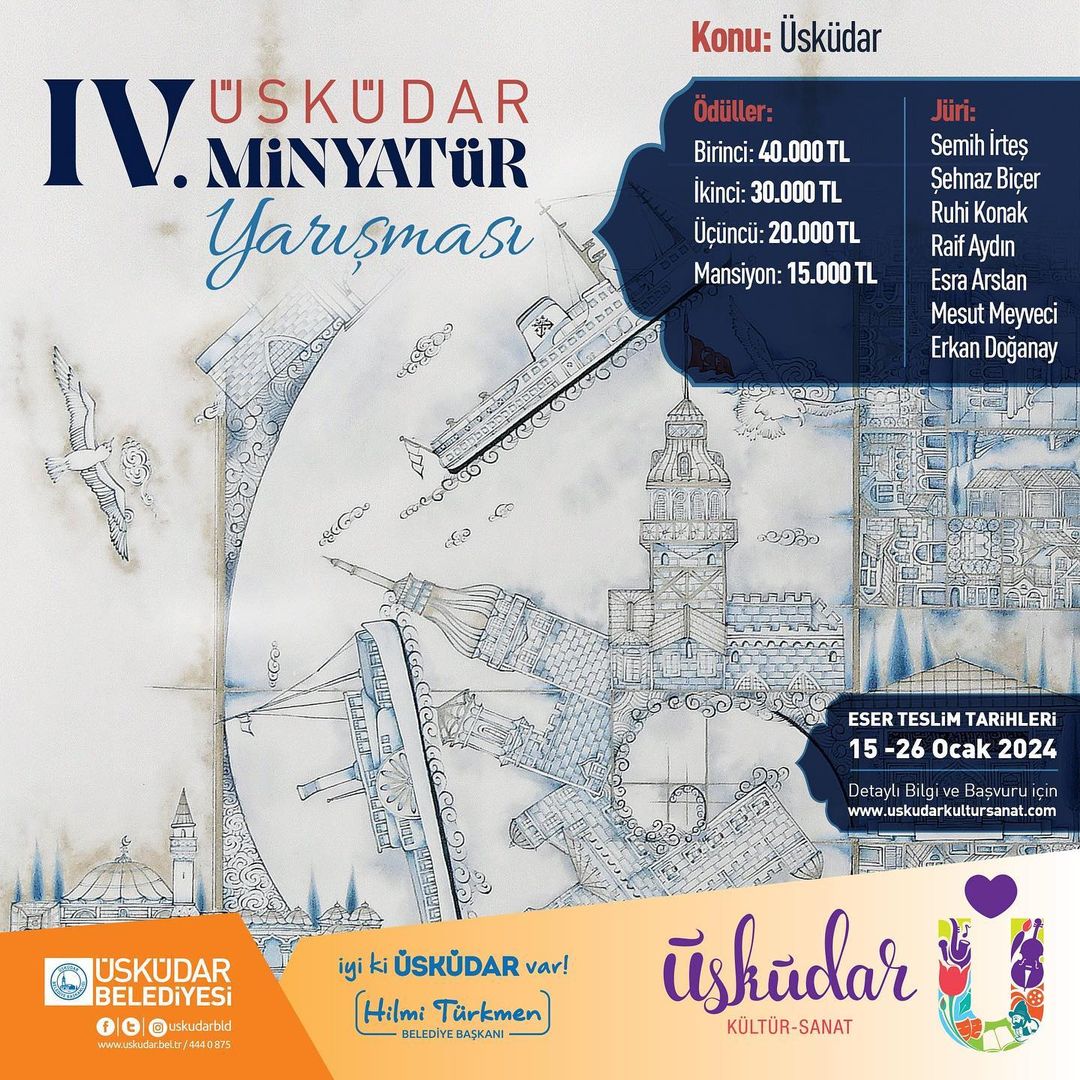 Üsküdar Belediyesi - 4. Üsküdar Minyatür Yarışması