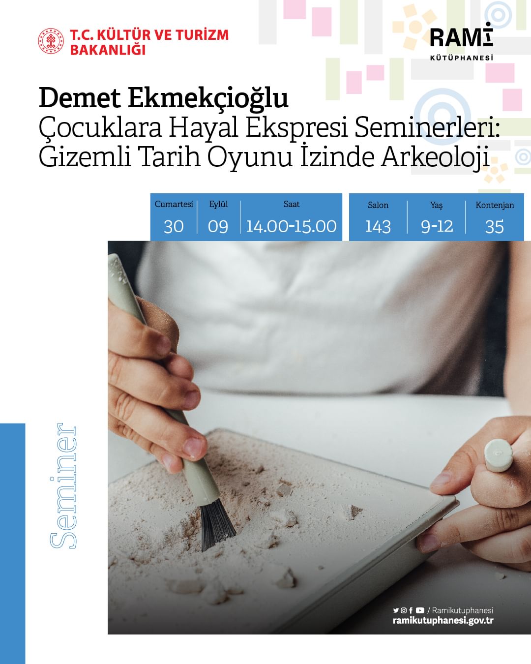 RAMİ KÜTÜPHANESİ-Çocuklara Hayal Ekspresi Seminerleri