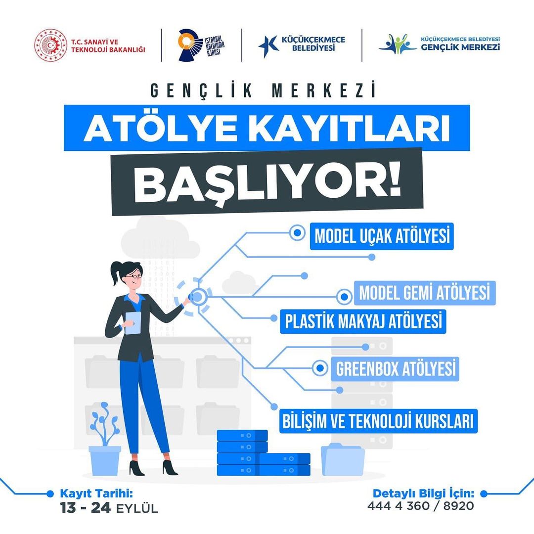 Küçükçekmece Belediyesi - Gençlik Merkezi Atölye Kayıtları