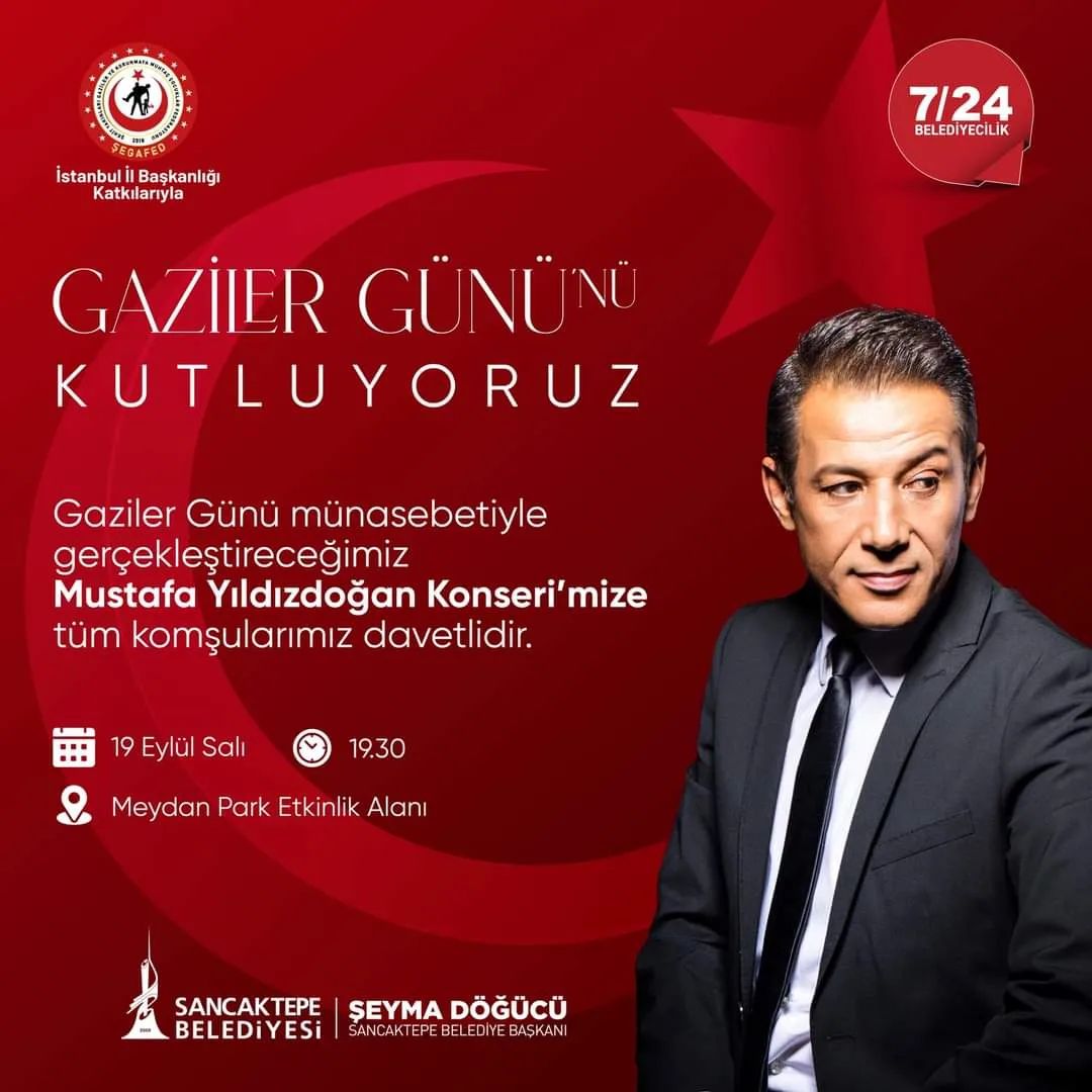 Sancaktepe Belediyesi - Gaziler Günü Kutlaması