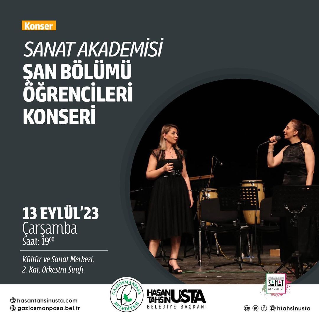 Gaziosmanpaşa Belediyesi - Sanat Akademisi Konser