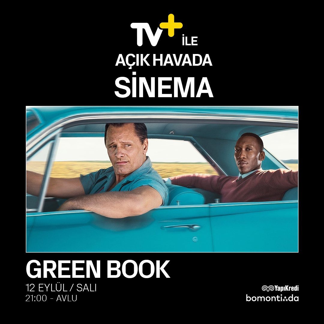 YapıKredi Bomonti - TV+ İle Açık Havada Sinema / Green Book